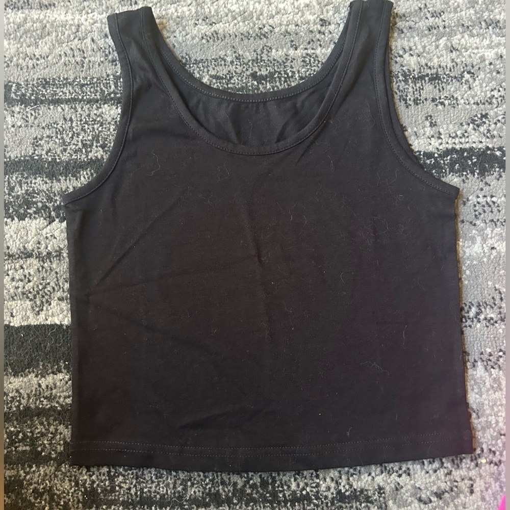 Basic Layering Tank Tops In Hot Pink/Black - Picture 4 of 6